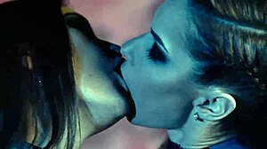 alex angel and caroline's steamy lesbian bed romp!