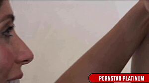 slim slut ariella ferrera, wanna watch her huge fake tits bounce on dildo?