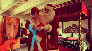 granny carmen rides santa cock missionary missionary christmas squirt sleigh
