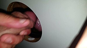 gf slurps monster loads at public gloryhole watch