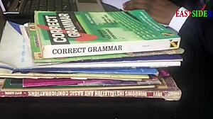 lecturer creampies chubby ebony student after deep exam fuck