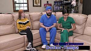 Dr Tampa - Ditria Rose Spreads Pierced Nipples for Dom Takeover