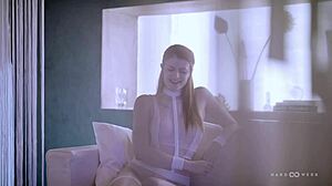 Petite redhead lucy huxley squirts in hardwerk hologang orgy double penetration by monster black cocks