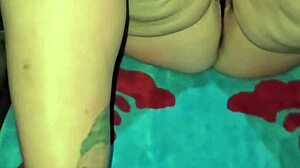 Preggo Milf Spreads Juicy Pussy Wide Outdoors For All To See!