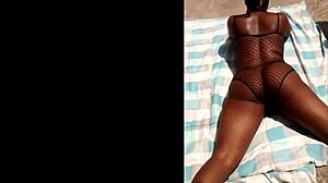 elvie slut masturbates big ass pussy in horny outdoor phone compilation