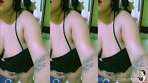 suellen santos colombian milf teases sensual solo with toys