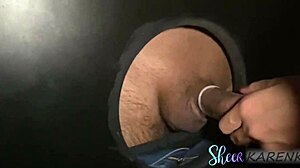 karenkiss wife sucks gloryhole cocks and takes loads