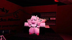 Horny fan fucks me deep in roblox game 😈🍆