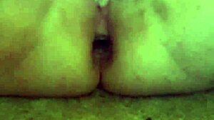 Fat BBW Inserts Anal Plug and G-Spot Vibrator to Squirt Cum