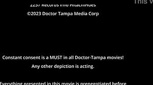 doctor tampa forces daisy bean's hitachi orgasm in latex gloves!