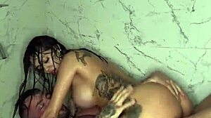 rough shower bang cum swallow with hottest brunette maximo garcia v lilack?
