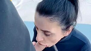 its fantastic suckin his cock at -10 degrees he warms my tongue with hot cum 😩💦