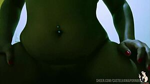 suellen santos colombian milf teases sensual solo with toys