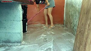 hot short maid grabs my cock and rides in house 😈🍆