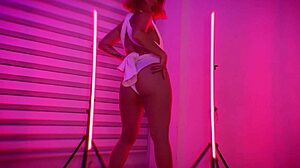 Colombian Petite Dancer Sways Seductively For Cash
