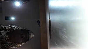 Ebony MILF bends over gloryhole for BBC anal pounding