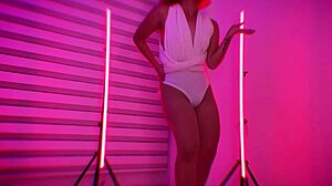 Colombian Petite Dancer Sways Seductively For Cash