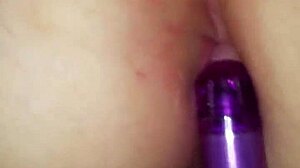 crystal vibes her pussy while jamer tongues that big wet ass