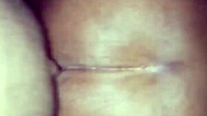 granny begs for cumshot all over her fat ebony pussy