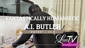 world's first ai butler serves cum in panties tease