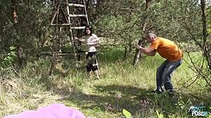 wanna see cute curvy czech teen titty fuck big tits outdoors?