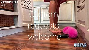 Furry Slippers To Bare Kitchen Feet