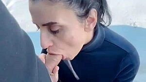 its fantastic suckin his cock at -10 degrees he warms my tongue with hot cum 😩💦