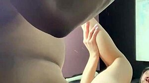 Petite teen squirts wildly before feet cumshot