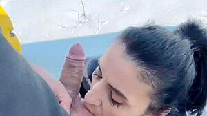 its fantastic suckin his cock at -10 degrees he warms my tongue with hot cum 😩💦