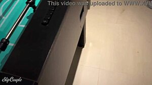 😜 cute bbw blonde milf deepthroats monster cock sloppy in public game room! 💦🔥