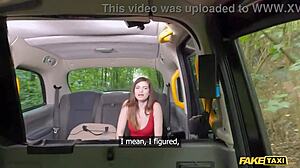 fake taxi slut begs for monster cock deepthroat gagging tight pussy orgasms pov quickie