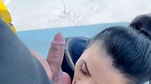 its fantastic suckin his cock at -10 degrees he warms my tongue with hot cum 😩💦