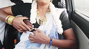 Indian bhabi, your beautiful tits bounce during our long dirty talk drive to fuck!