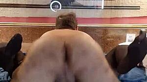 alinemilf's big pussy lips gape wide from doggystyle pounding creampie orgasm and toys in bent over bliss