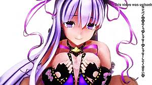 Mmd Animation Features Massive Tits Squeezed Around Thick Cock Titty Fuck