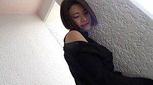 stunning japanese milf model caught on secret outdoor car footage