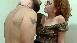 Library girl drops books for bareback sensual pounding