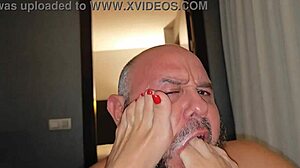 Brutal footjob unleashes hardcore foot fetish frenzy