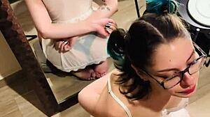 imagine her throat wrapped tight around your cock whenever you crave it