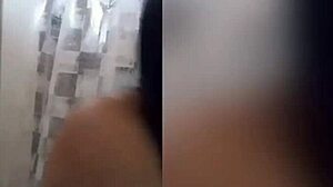 CUTE LATINA TEEN TITS BOUNCE IN STEAMY TATTOOED SHOWER SHOW!