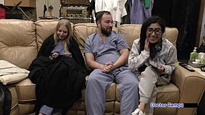 Dr Tampa's Corporate Slave Jasmine Rose Bent Over In Latex For Humiliating Doggystyle!