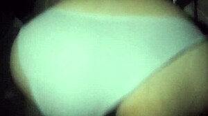 cute latina neighbor's huge ass gapes wildly in homemade rip lingerie squirt