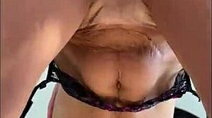 milf's swollen wet pussy overflows with huge creampie sperm eruption dripping