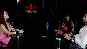 check the flirty interview packed with couple fetishes and see-through teasing vibes