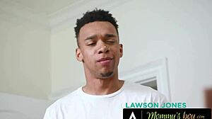 hey stepson, mommy caitlin bell's massage turns into wild fuck