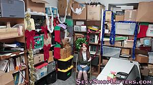 Bold 18+ Teen Thief Sucks Dick Hard