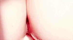 Mature wife oils huge ass teases wet shaved pussy closeup