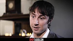 newlywed wife bends over for rough doggystyle on honeymoon bed