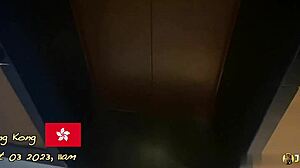 all-natural asian babe spooned rough filled with hot jizz pov!