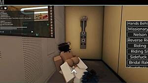 she begged me to fuck her in every roblox pose!